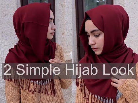 2 Simple Hijab Look | Diana Syaqina - YouTube