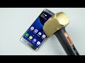 Samsung Galaxy S7 Edge Hammer &amp; Knife Scratch Test