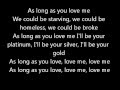 As Long As You Love Me - Justin Bieber ft. Big Sean - Official Lyrics