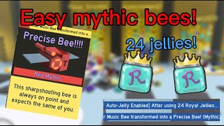 How to get *CHEAP AND EASY* mythic bees in bee swarm simulator!