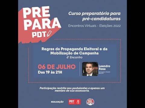 Preparação de pré-candidatos para as Eleições 2022