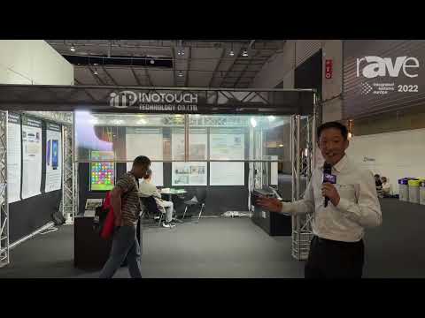 ISE 2022: Inotouch Demos Film-Like Transparent LED Display for Windows