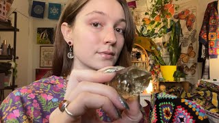 No Talking Asmr Crystal Drawing