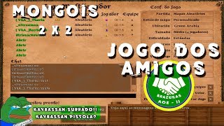 Age Of Empires 2 - Jogo dos amigos 2 x 2 Green Arabia - AoE2 PT-BR