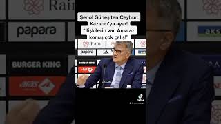 Şenol Güneşten Ceyhun Kazancıya Az Konuş Çok Çalış