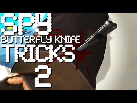 TF2 Spy Butterfly Knife Tricks
