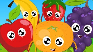 Five Little Fruits Nursery Rhymes For Kids Songs For Childrens