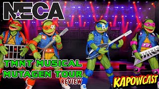 NECA TMNT MUSICAL MUTAGEN TOUR FIGURE REVIEW | COMING OUT OF OUR SHELLS