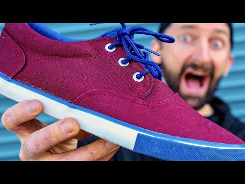 HOW MANY KICKFLIPS TO RIP $20 AMAZON SHOES?!