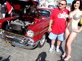 1957+Chevrolet+Bel+Air+with+Pin+Up+Girl+Angie+in+Mission+Beach+San+Diego