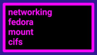 Cifs Share Mount Errors