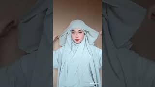 Hijab tutorial Arabic Style 🦋 #shorts #hijab