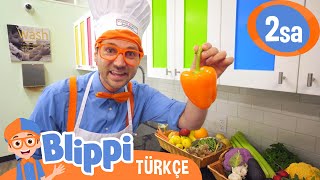 Blippi ile Yemek Yapmayı Öğren!! - Leziz Sebzeler!! | Blippi Türkçe - Çocuklar i