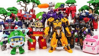 Transformer Robot Toys~! Optimus Prime, Bumblebee, Squeeks GO GO GO! Defeat Megatron! - Toysplaytime