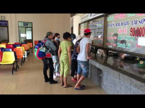 Toàn cảnh Cảng Rạch Giá,Phòng vé Tàu Cao tốc,du lịch Kiên Giang 9.2018