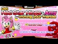 Sonic Runners - New Amy Rose Information & NicoNico Live Stream Present Event!