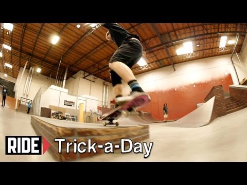 How-To Half-Cab Nose Wheelie with Kyle Leeper-Trick-a-Day