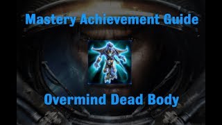 Overmind Dead Body Mastery Achievement - Starcraft 2 Wings of Liberty