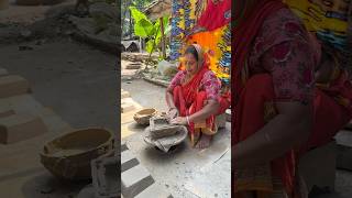 Amazing Yogurt Chai Being Made With Atali Clay In A Rural Setting.