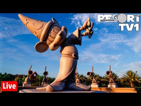 🔴Live: Fantasia Mini Golf and Resort Hopping 1080p - Walt Disney World - 9-13-19