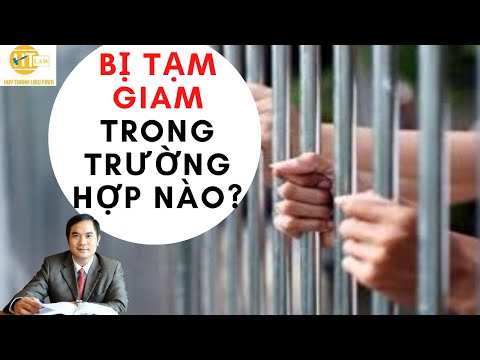 Các trường hợp tạm giam để điều tra theo quy định mới nhất.