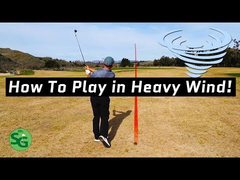 How to Play Golf in Heavy Wind! | Hit the Knock Down Shot!