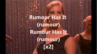 Watch Glee Cast Rumour Has It Someone Like You video
