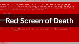 Windows Vista Beta Rsod Screens
