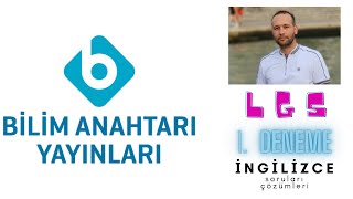 Bi̇li̇m Anahtari Yayinlari Lgs 1.Deneme Sınavı İngilizce Soru Çözümleri Ve Yöntemleri