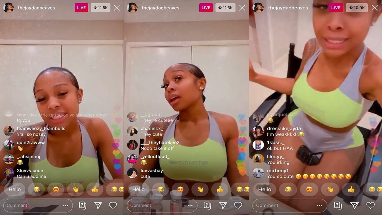 Luhmoo naked instagram live