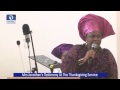 Mrs Jonathan Gives Testimony At A Thanksgiving Service