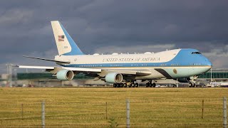 Air Force One - Departing London Stansted In Incredible Light