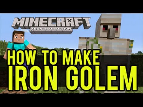 How To Make Iron Blocks In Minecraft Xbox 360