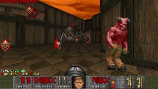 Ultimate Doom E4M8 Speedrun - Uv-Speed 43.89