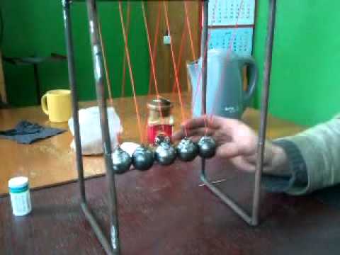 Как сделать шарики ньютона своими руками