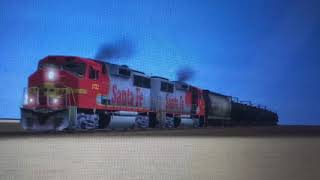 Trainz A New Era Santa Fe Freight Trains With Horn Shows. Episode 6.