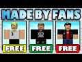 I uploaded free shirts made by fans! 😮