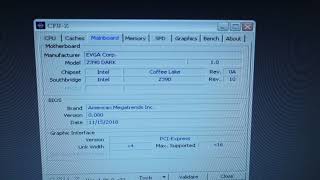 Intel 9900K booting Windows XP on EVGA Z390 Dark