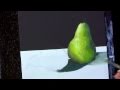 Painting Lesson Preview time lapse still life pear painting by Tim Gagnon www.timgagnon.com