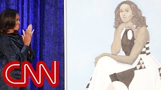 See Michelle Obama's portrait unveiled See Michelle Obama's portrait unveiled