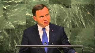 выступления Президента Польши Анджея Дуды на Саммите ООН по устойчивому развитию, 27.09.2015