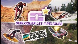 Riders Republic - Emplacement Des 11 Reliques Secrètes Sports Funky