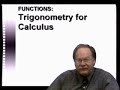 Calculus I - Lecture 03 - Trigonometry for Calculus