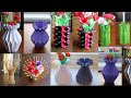 5 Beautiful Paper Flower Vase - Easy Paper Flower Vase Ideas- Paper Craft - DIY Paper Vase