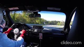 BMW F80 M3 at lime rock park. Fast Lap