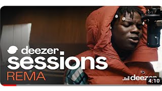 Rema Calm Down Deezer Sessions, Paris Universal Studios