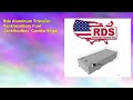 Rds Aluminum Transfer Tank/auxiliary Fuel Tank/toolbox Combo 95gal