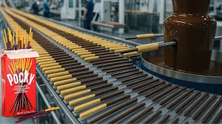 How Pocky Sticks Are Made In Japan? Pocky Factory Tour