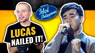 Lucas Garcia - Tagpuan | Live Round | Idol Philippines | MUSIC PRODUCER REACTION