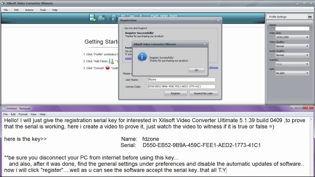 Xilisoft 3D Video Converter v1.0.0.1202 serial key or number